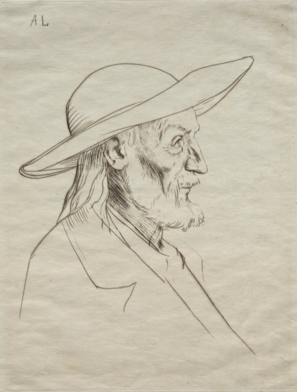 Breton Peasant by Alphonse Legros