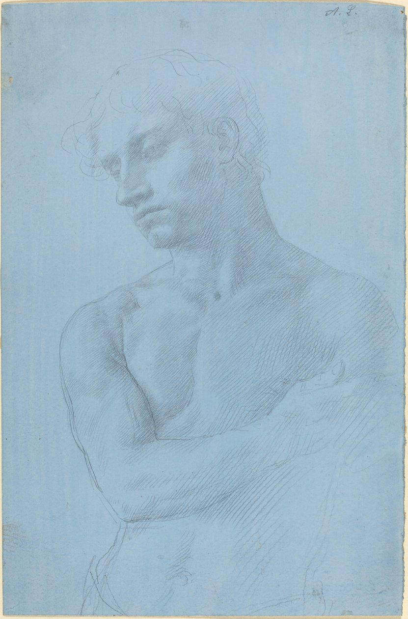 Bust of Nude Man by Alphonse Legros