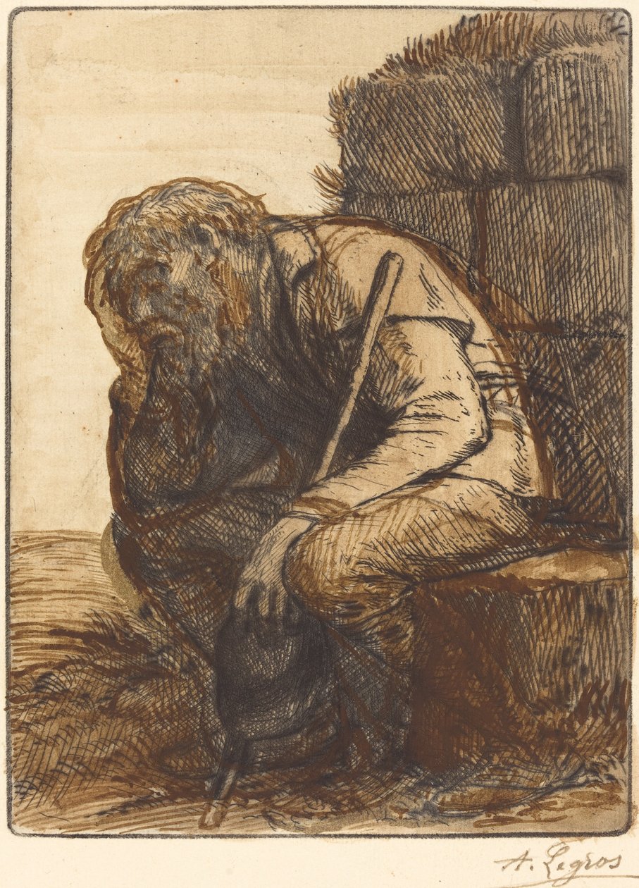 Desperate Man by Alphonse Legros