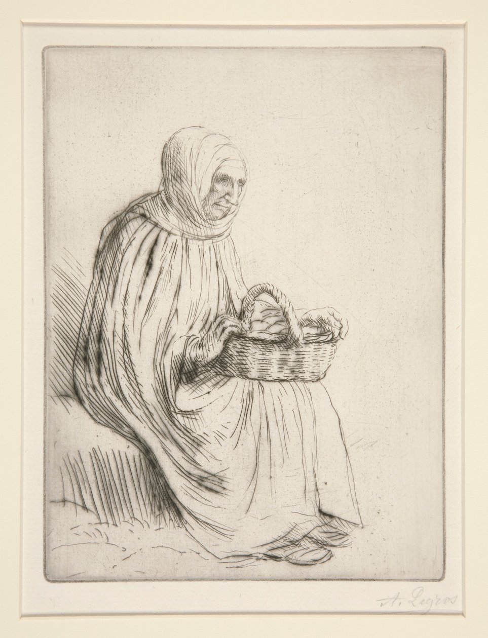 Market Woman by Alphonse Legros