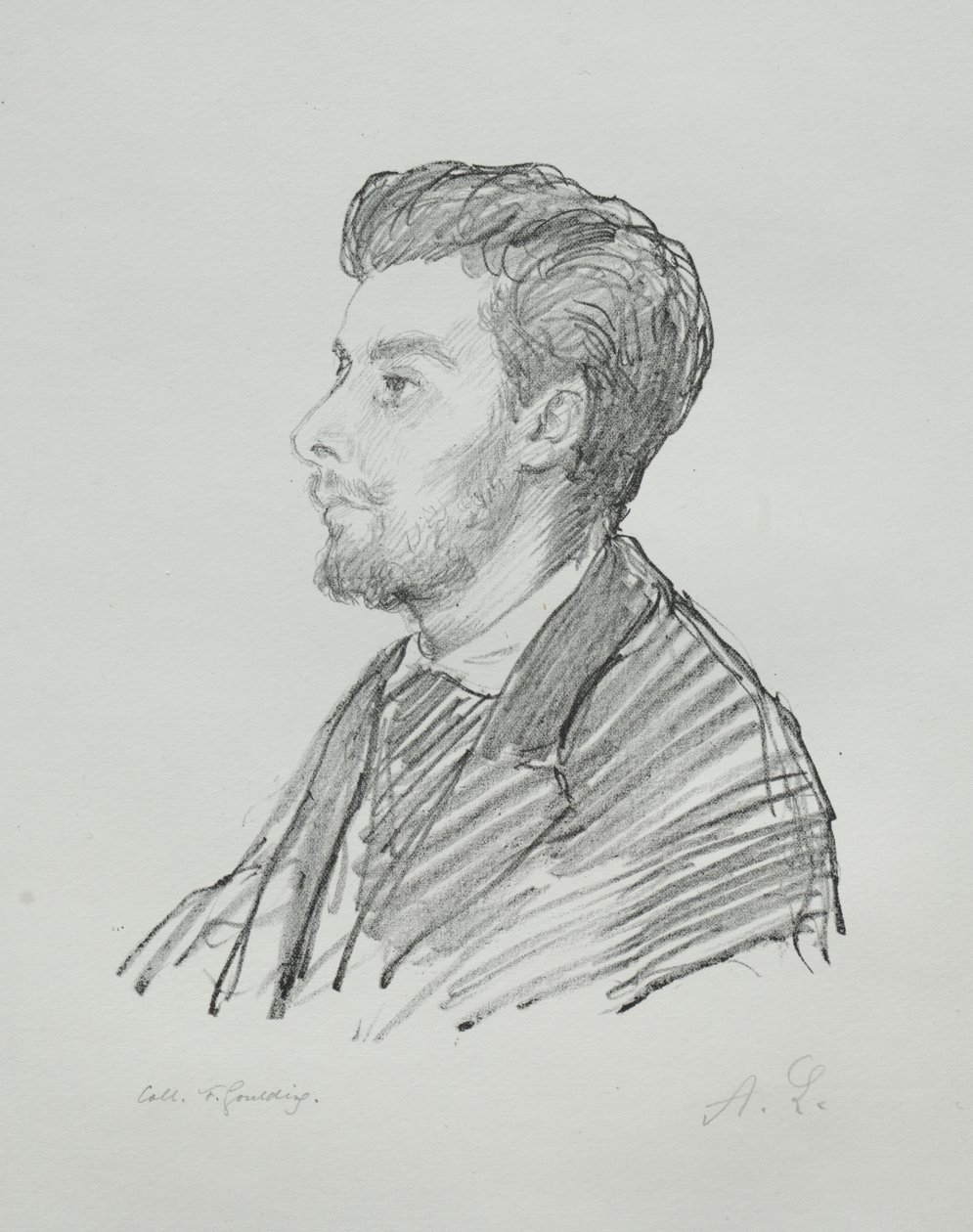Frédéric Régamey by Alphonse Legros