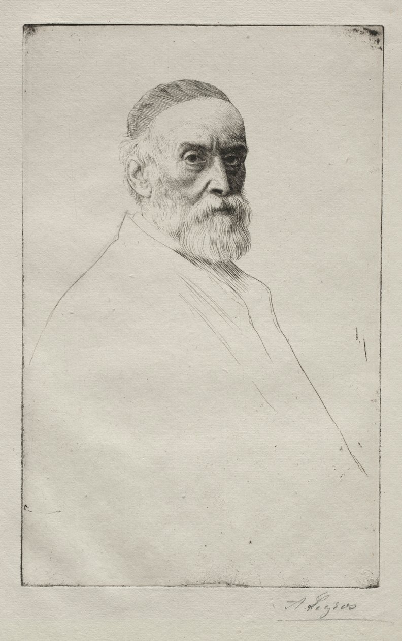 G. F. Watts by Alphonse Legros