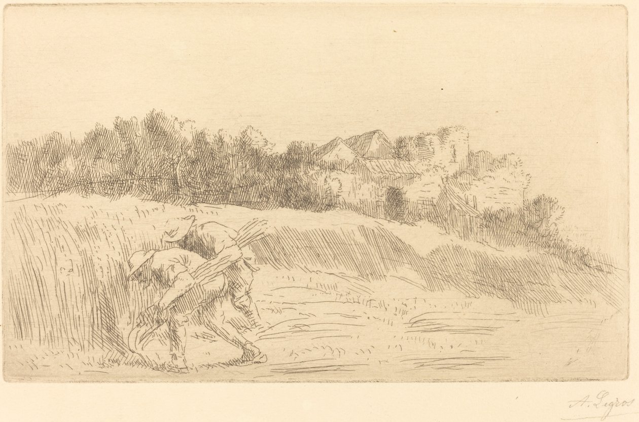 Harvesters by Alphonse Legros