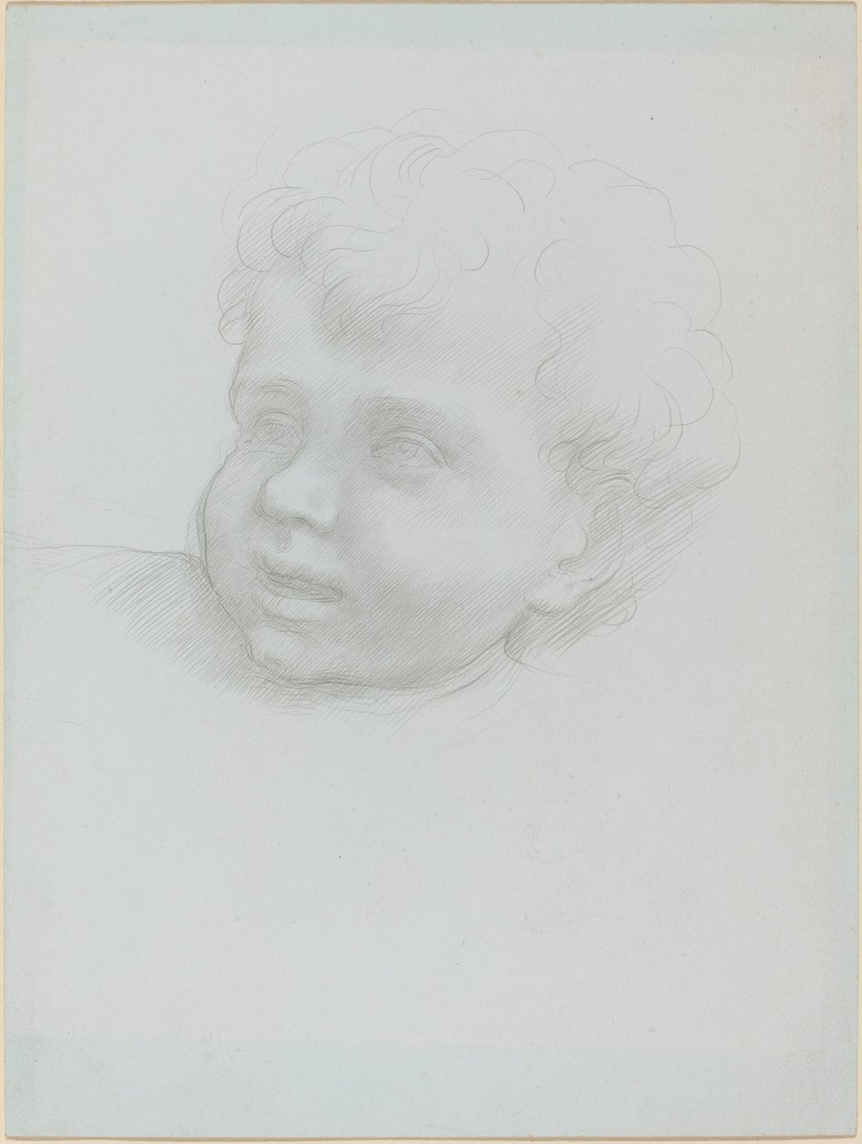 Head of a Child by Alphonse Legros