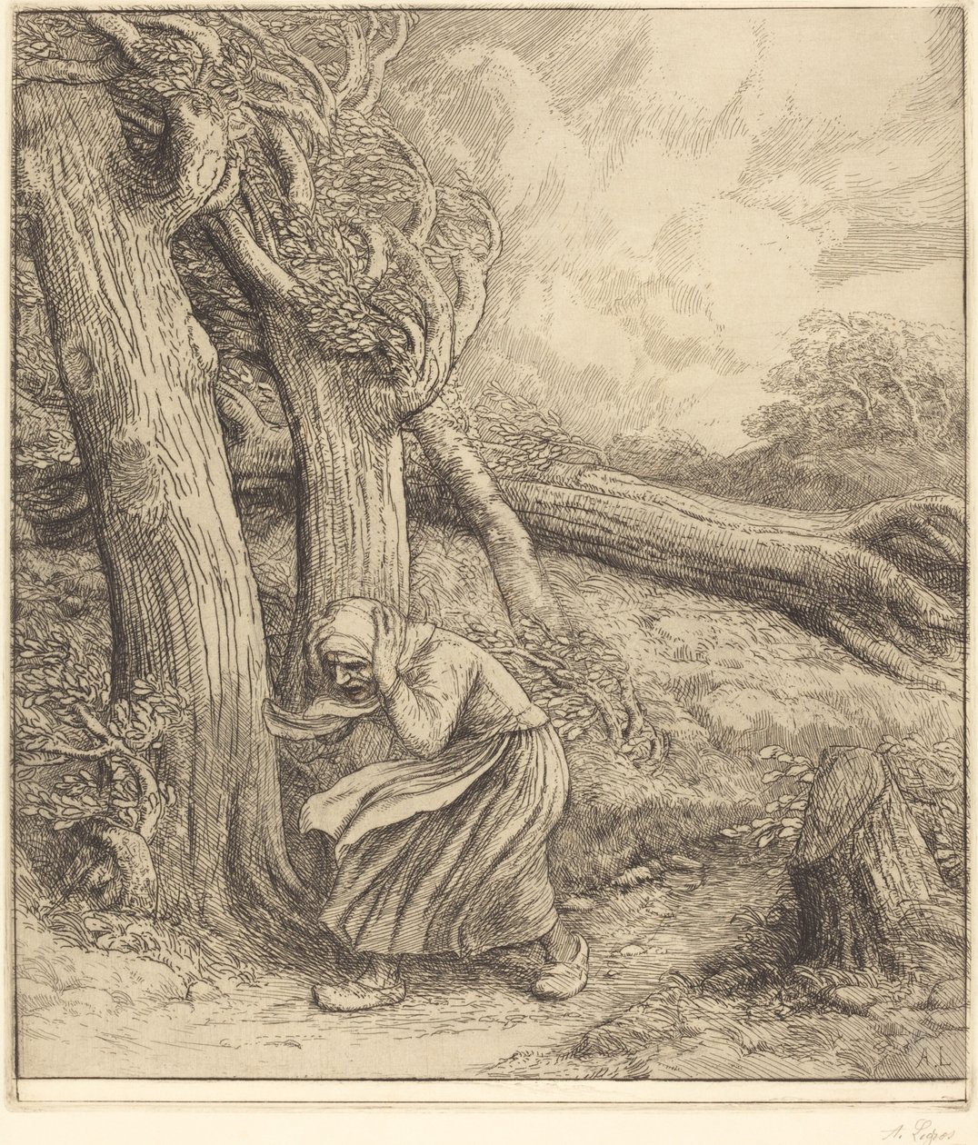 Hurricane by Alphonse Legros