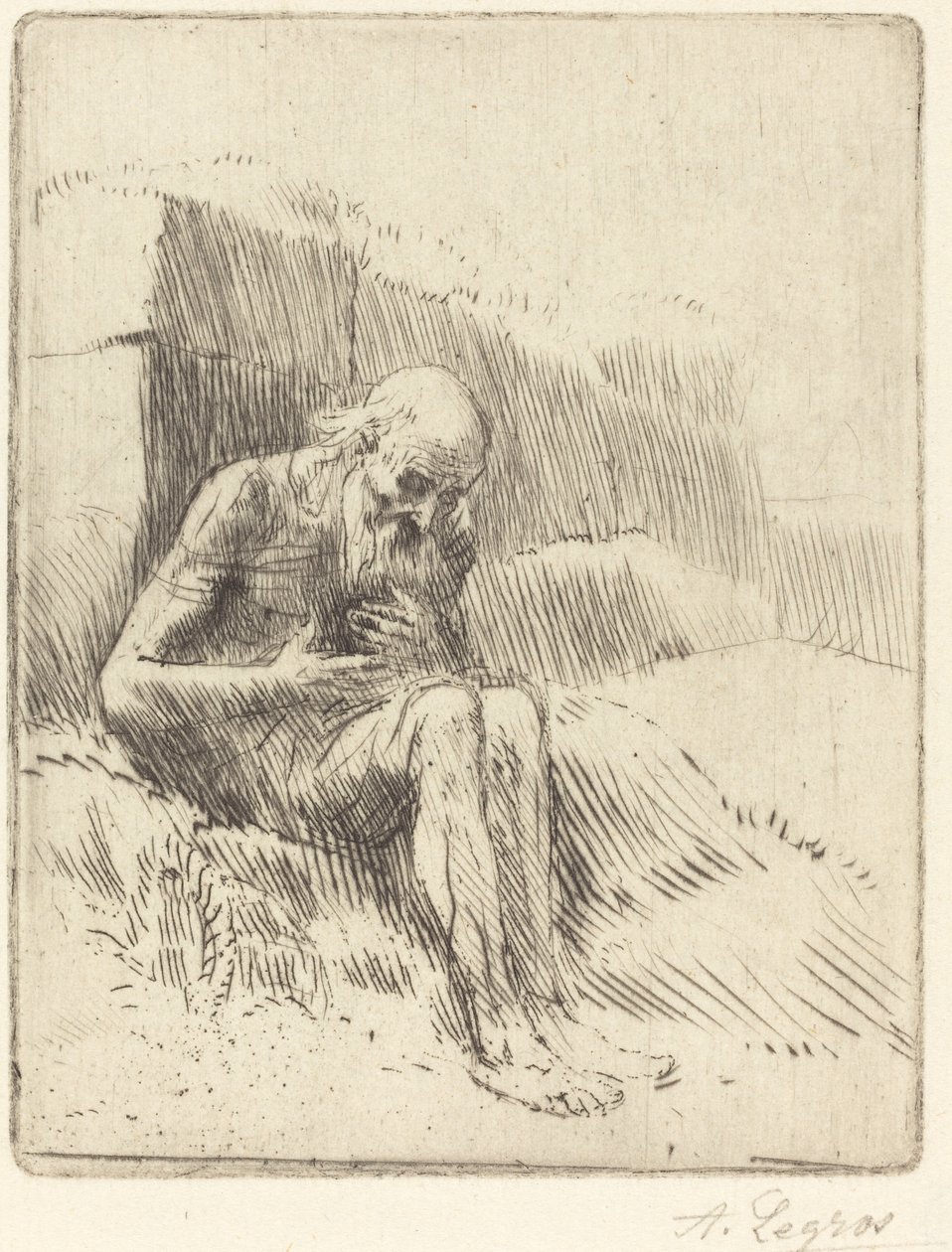 Job by Alphonse Legros