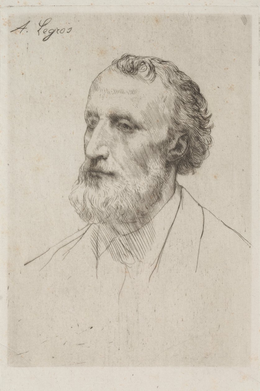 Jules Dalou by Alphonse Legros