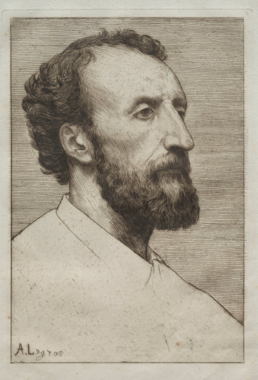 Jules Dalou by Alphonse Legros