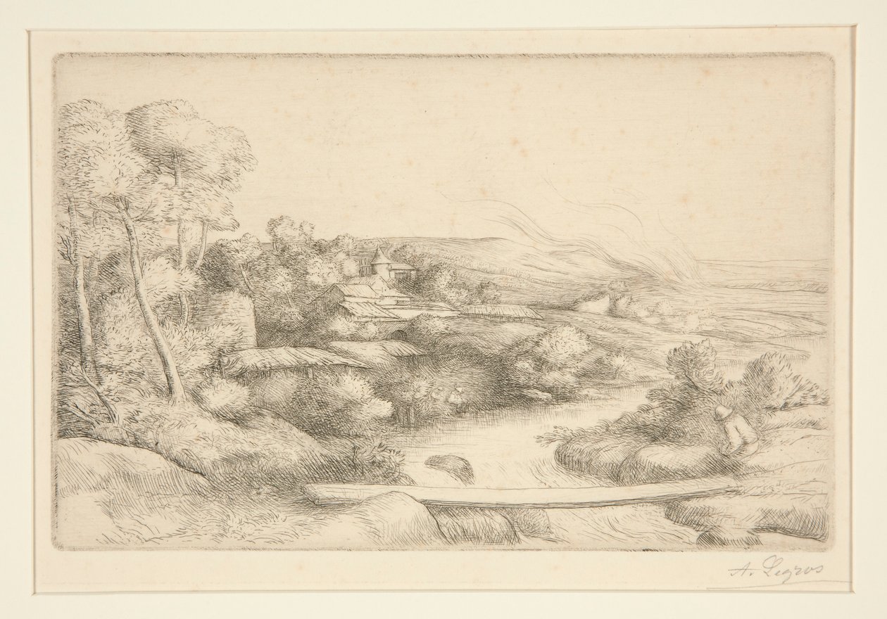 Footbridge by Alphonse Legros