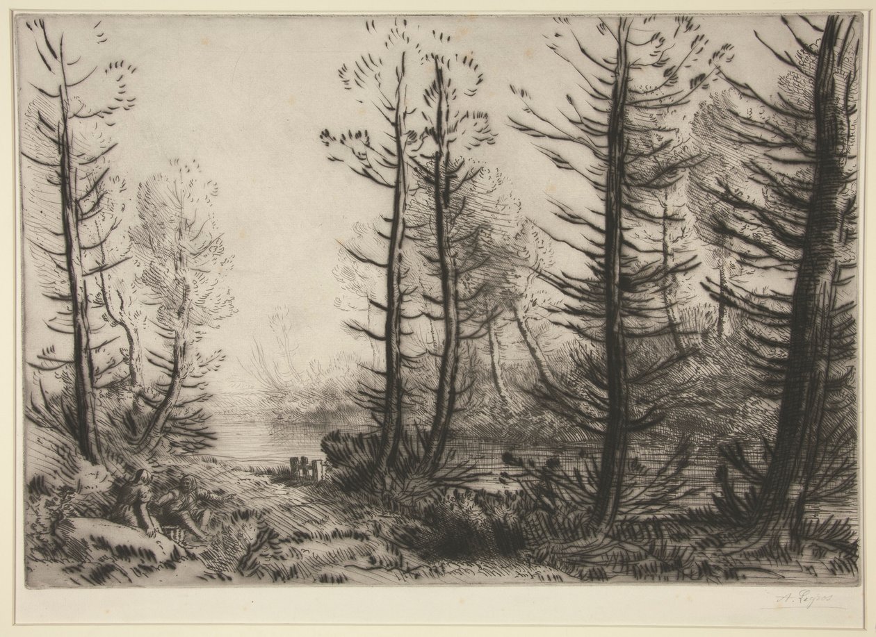 The Grand Canal by Alphonse Legros