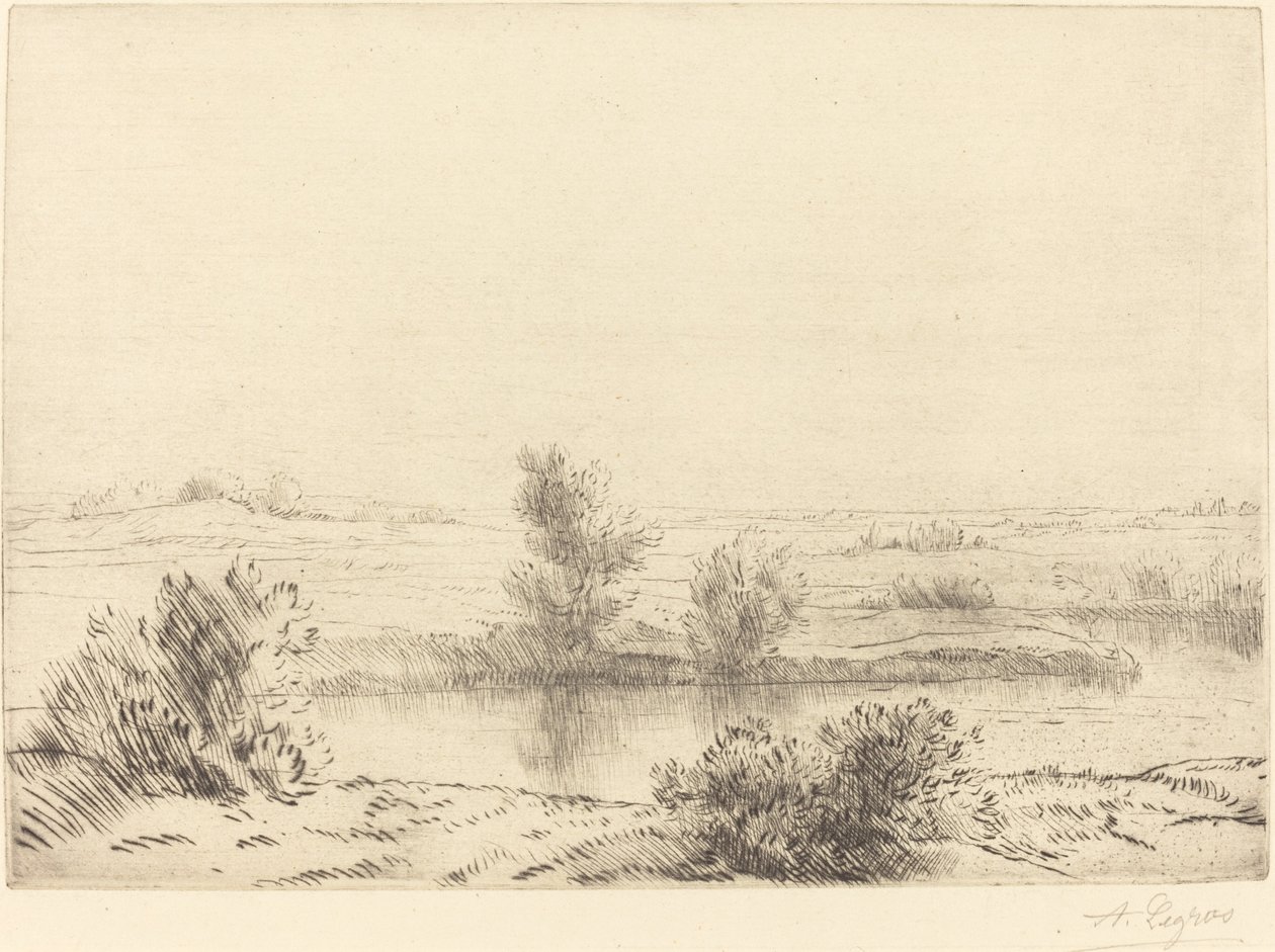 Marsh by Alphonse Legros