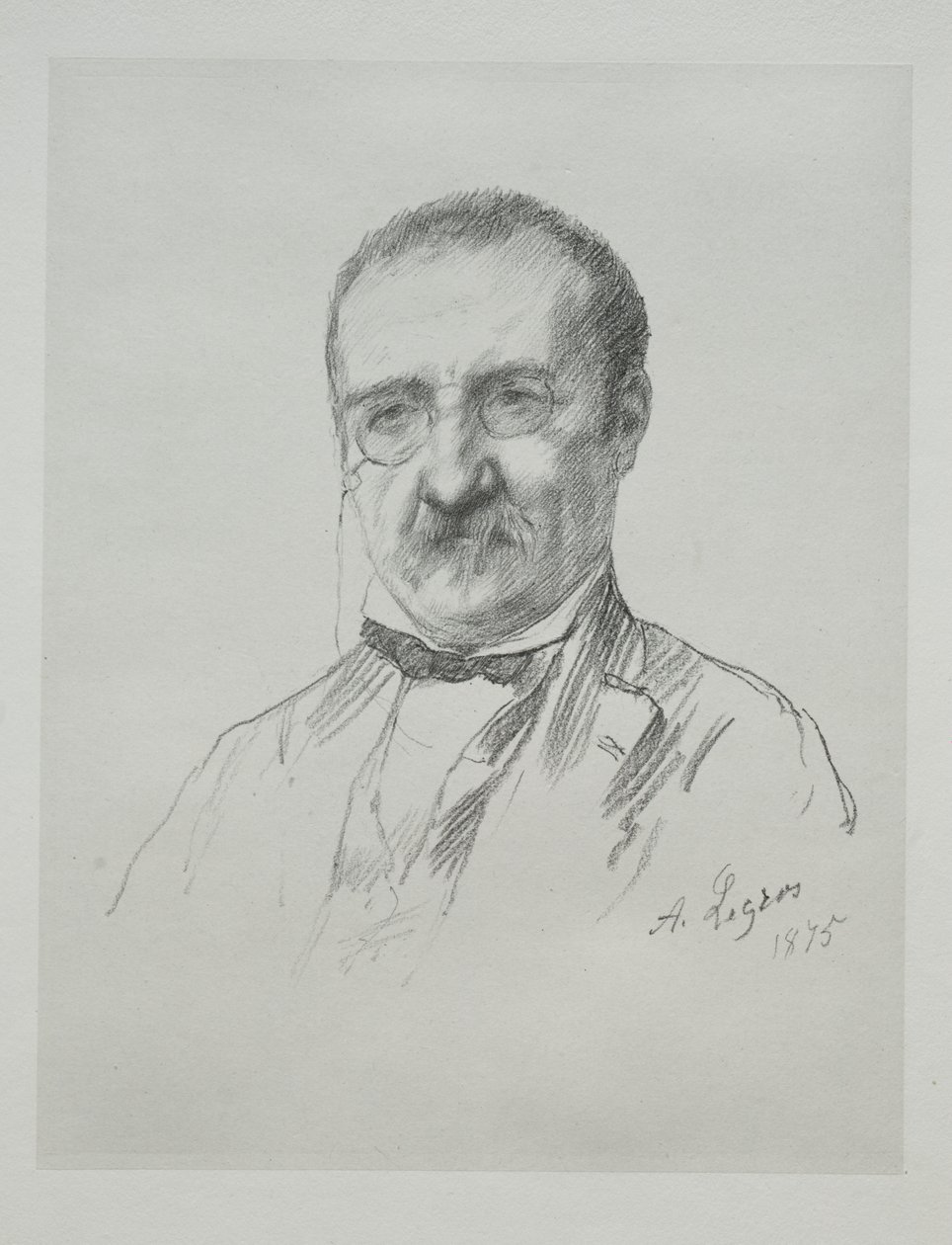 Mr. Champfleury by Alphonse Legros
