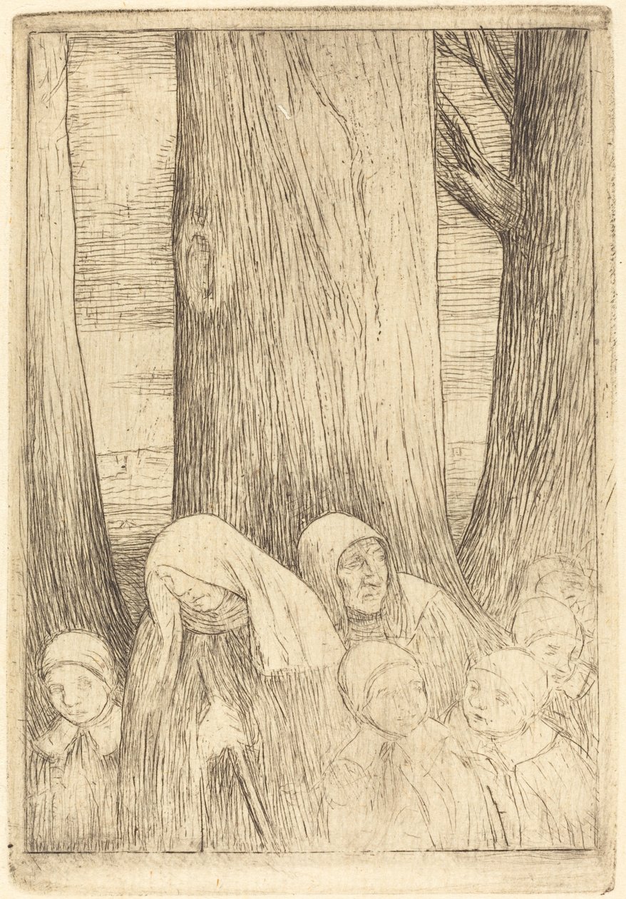 Orphans by Alphonse Legros