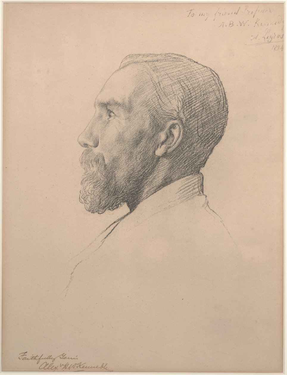 Portrait of Professor Alexander Kennedy by Alphonse Legros