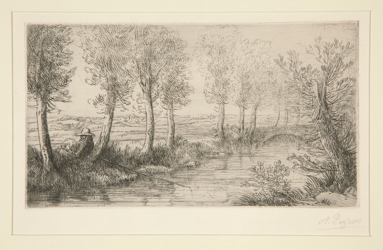 Near the Mill by Alphonse Legros