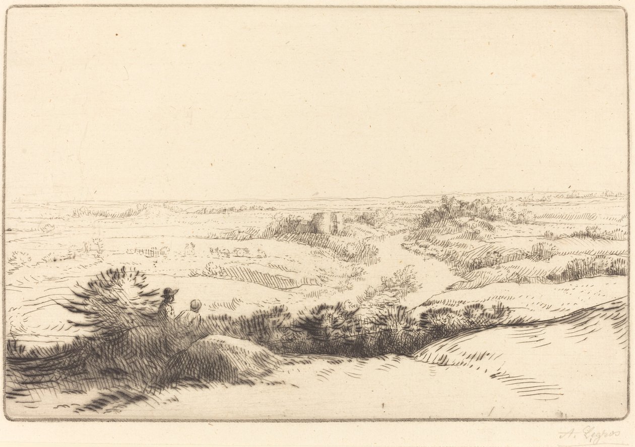 Prospect Le point de vue by Alphonse Legros