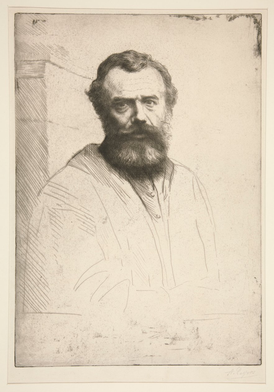 Self-Portrait by Alphonse Legros