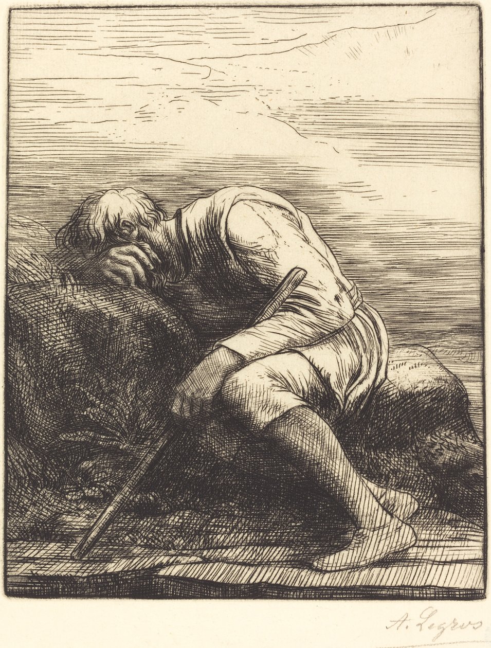 Sinbad the Sailor by Alphonse Legros