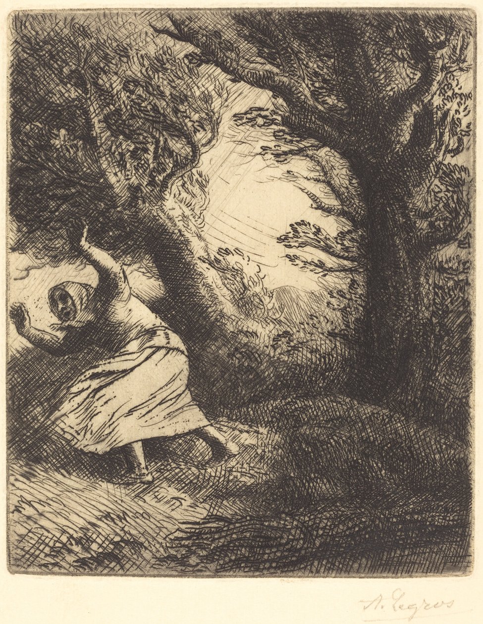 Thunder by Alphonse Legros