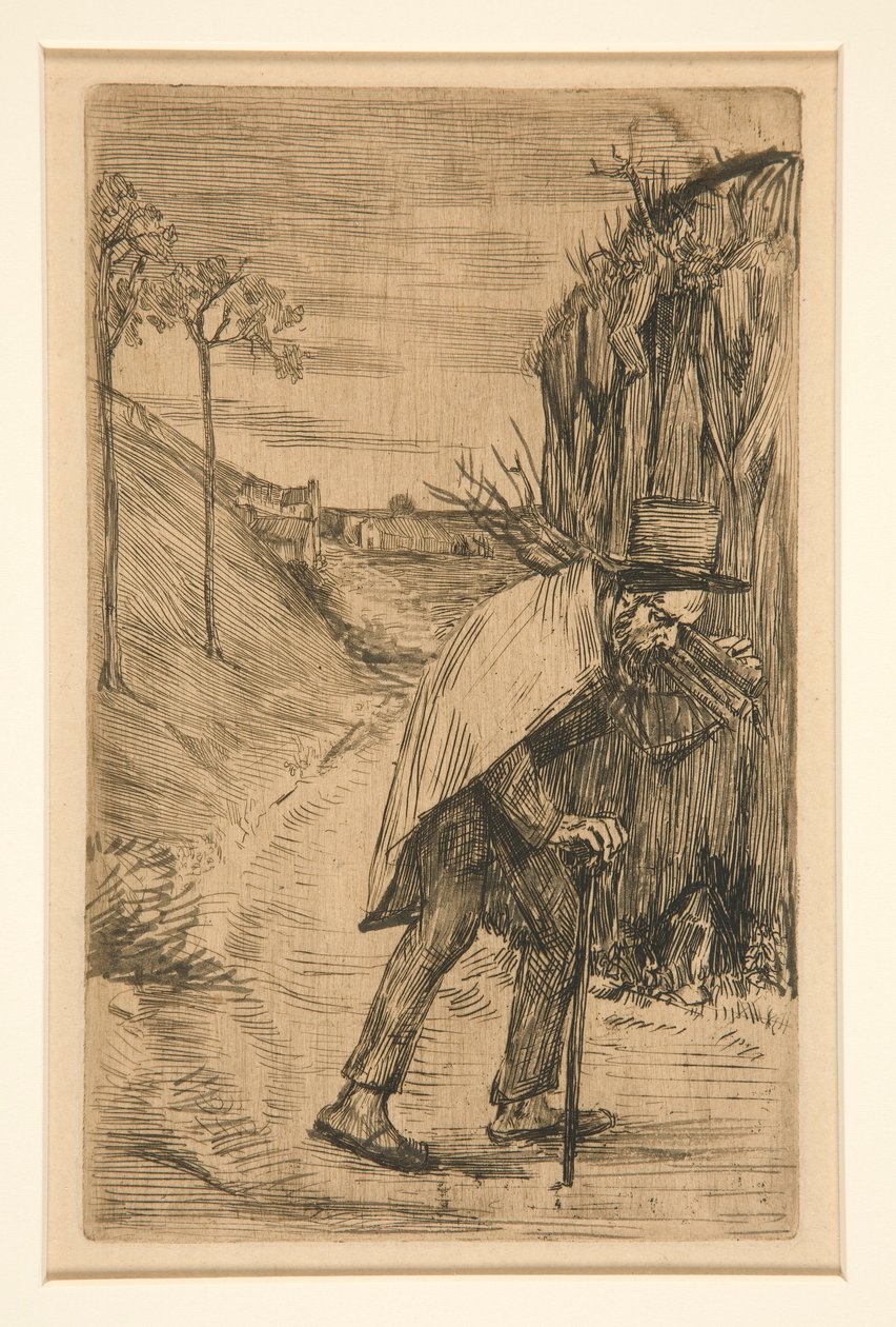 A Beggar by Alphonse Legros