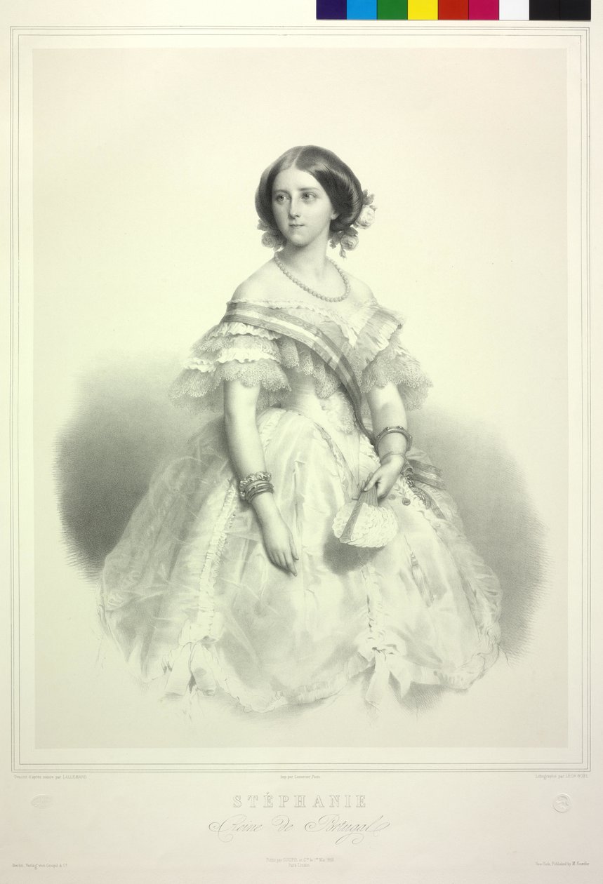 Stephanie Friederike von House of Hohenzollern-Sigmaringen by Alphonse Leon Noel