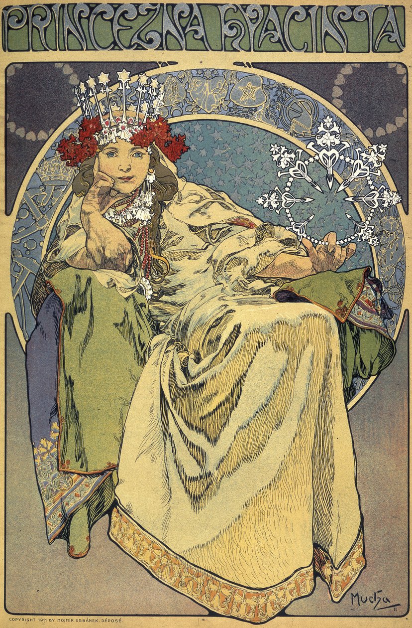 The princess Hyacinthe by Alphonse Marie Mucha