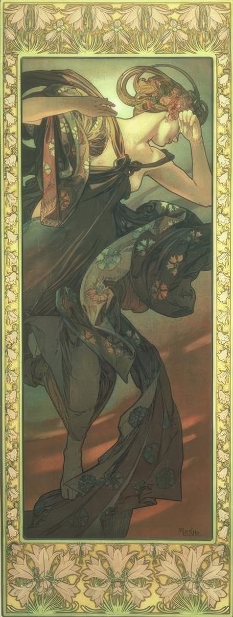 The Evening Star by Alphonse Mucha