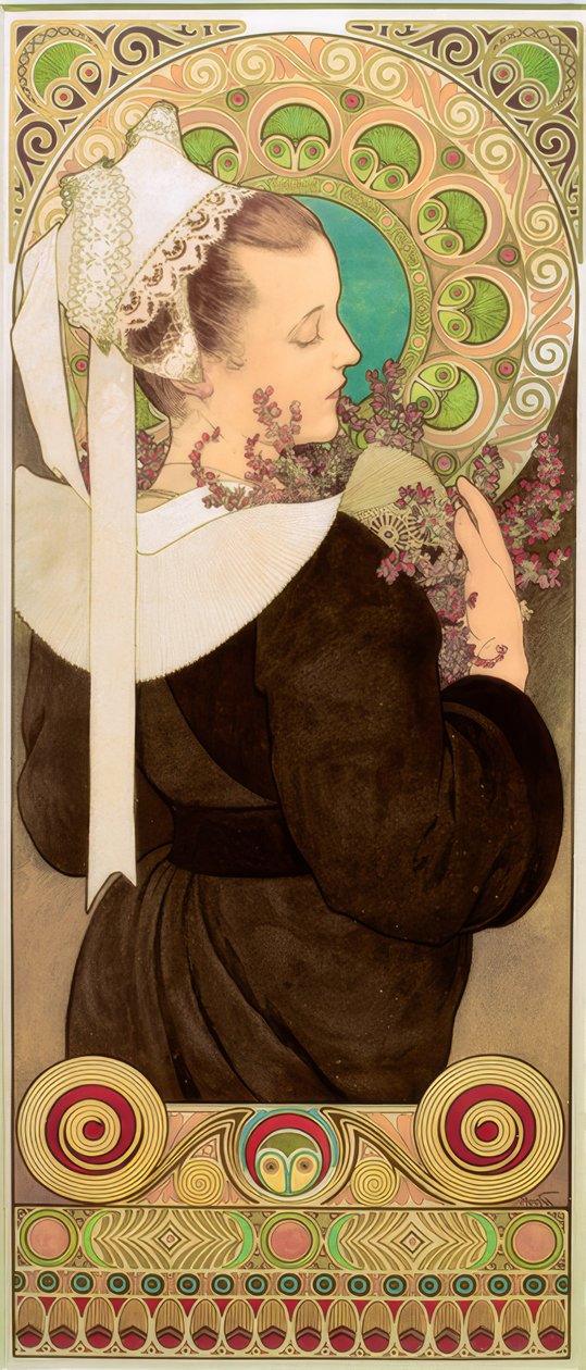 Heather by Alphonse Mucha