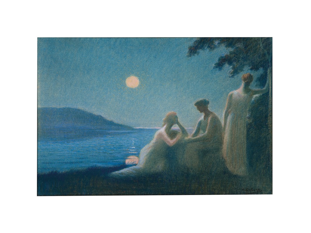 Under a Moonbeam by Alphonse Osbert