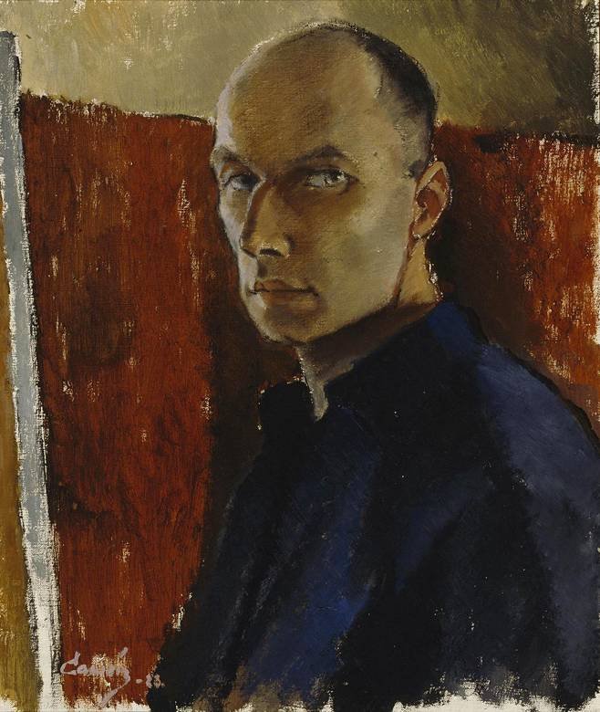 Self-portrait by Alvar Cawén