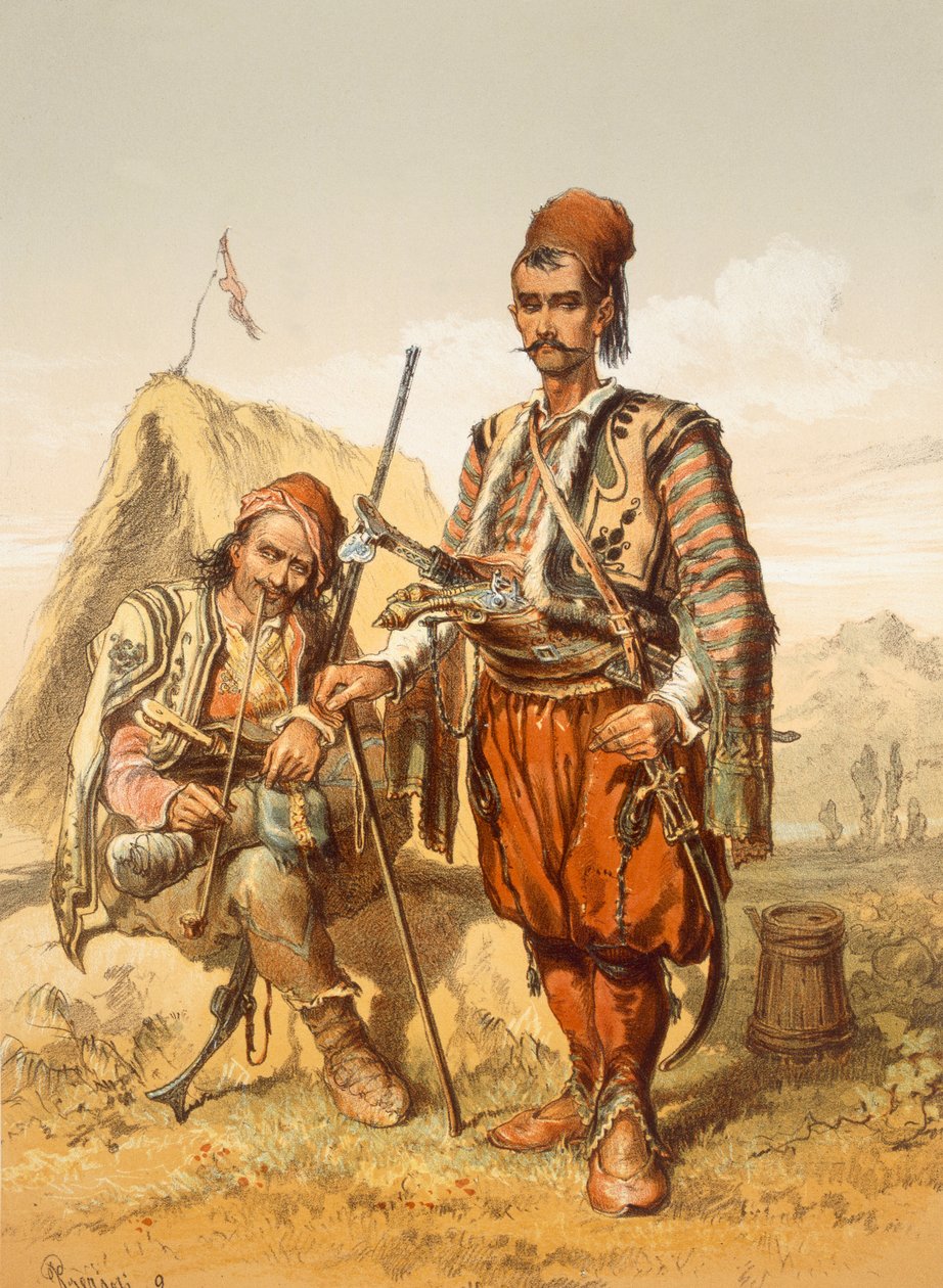 Croatian Guards by Amadeo Preziosi