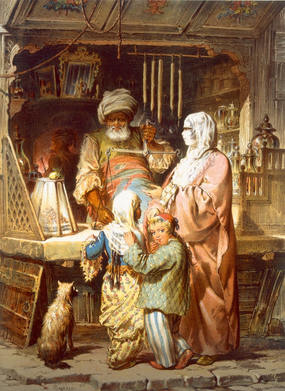 Sweetseller, 1865 by Amadeo Preziosi