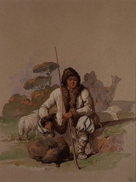 Shepherd, c.1855 by Amadeo Preziosi