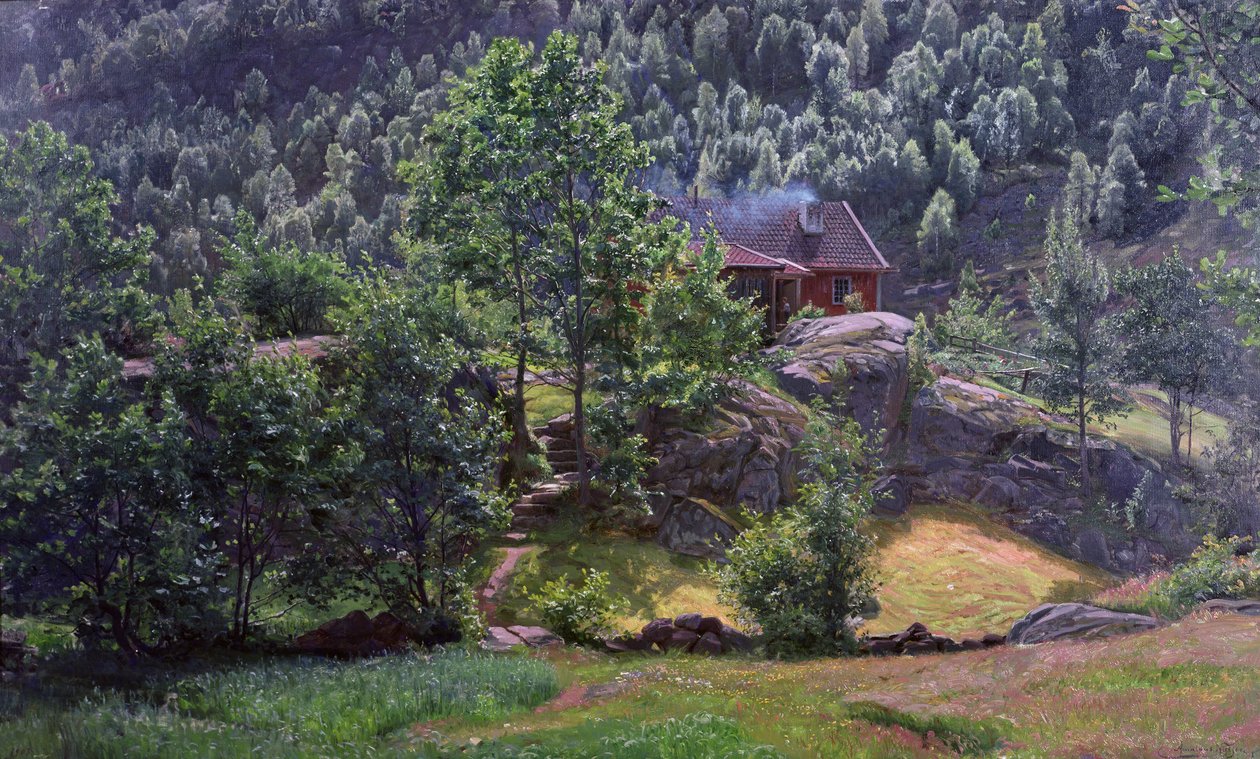 A smallholding by Amaldus Nielsen