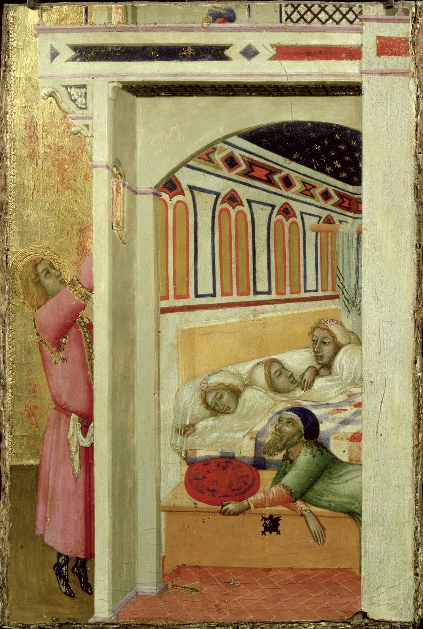 The Charity of St Nicholas of Bari by Ambrogio Lorenzetti