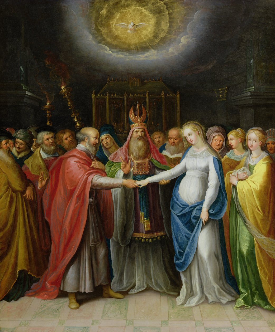 Betrothal of the Virgin by Ambrosius II Francken or Franck