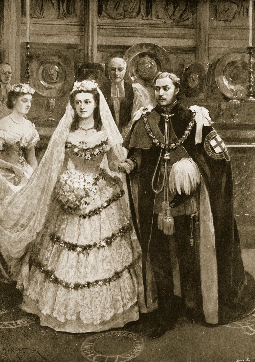 The Marriage of the Prince of Wales with Princess Alexandra of Denmark in St. George