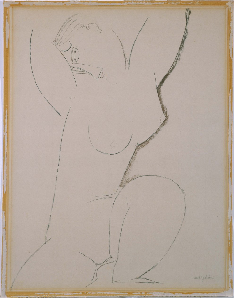 Caryatid by Amedeo Modigliani