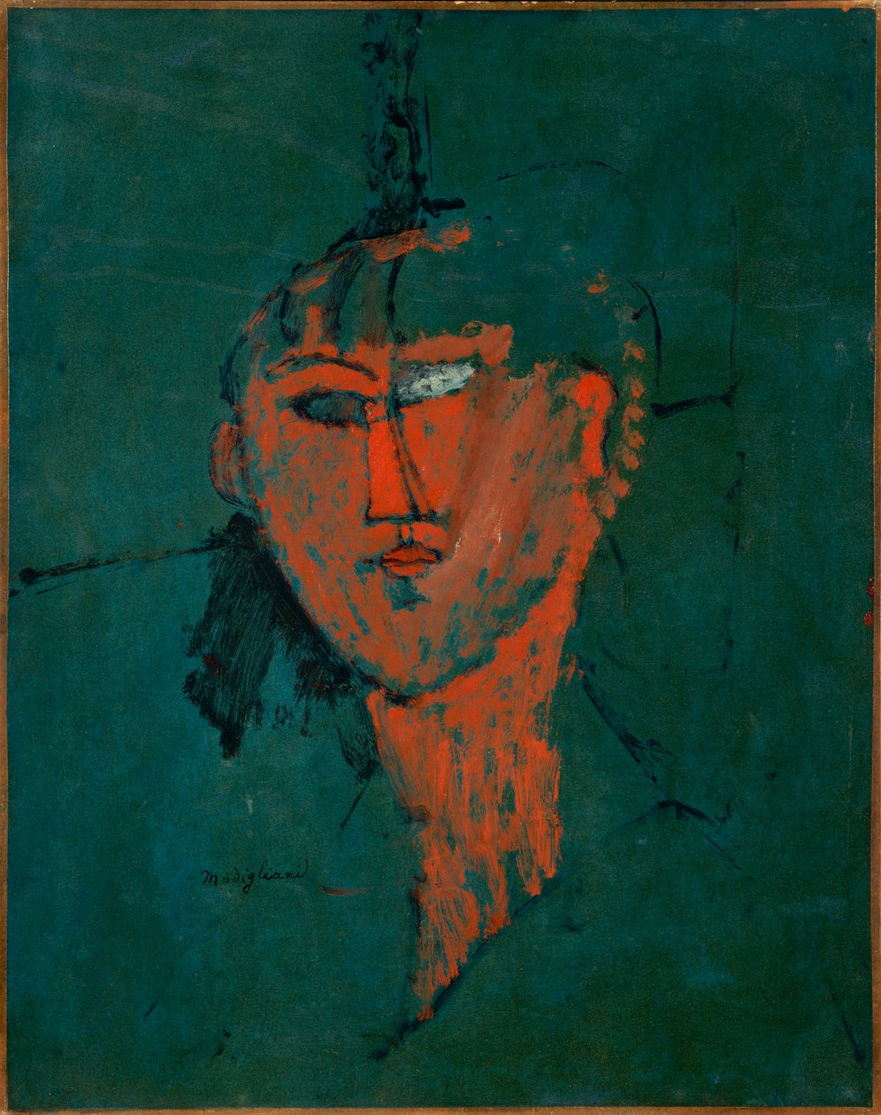 Red Head by Amedeo Modigliani