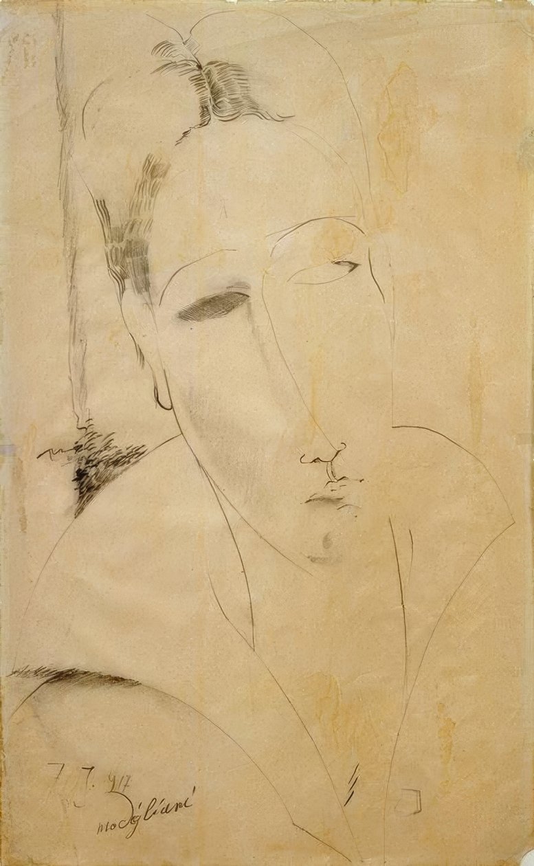 Hanka Zboroska by Amedeo Modigliani
