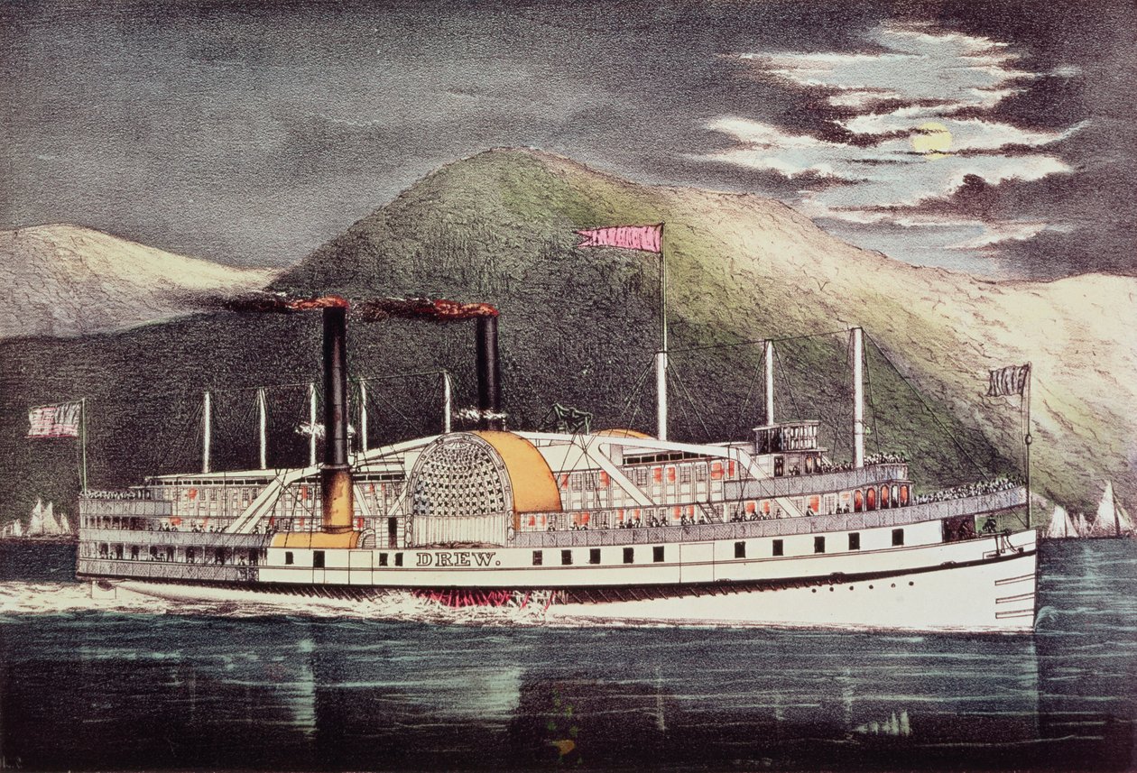 Steamer Drew by American School