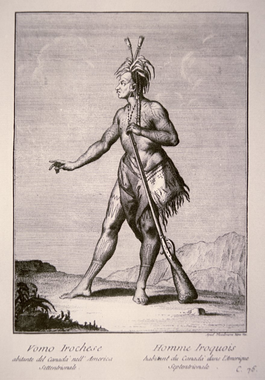 Iroquois Warrior by American School