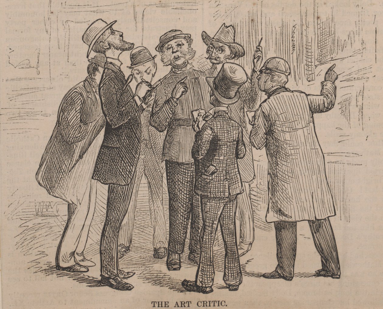 The Art Critic by American School