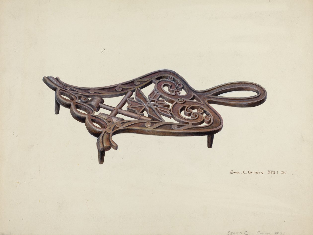 Flat Iron Stand by Amos C. Brinton