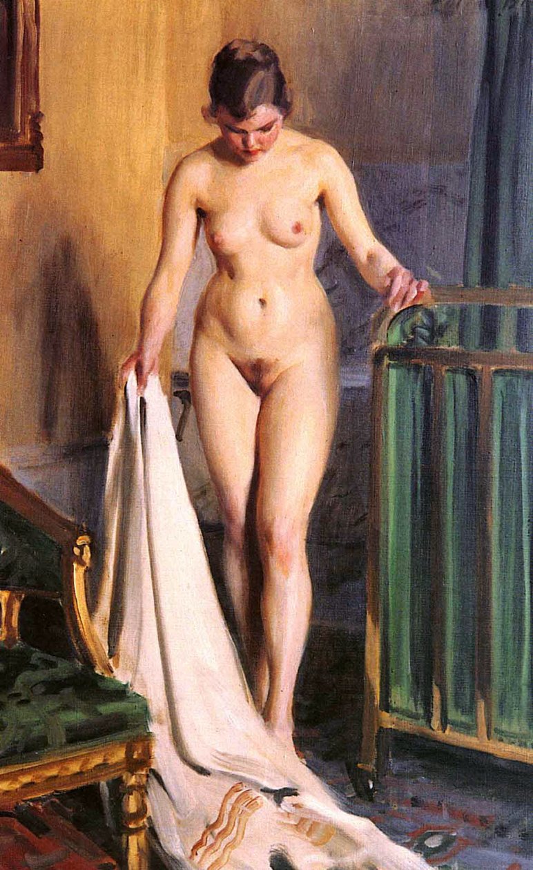 In the Bedroom by Anders Leonard Zorn