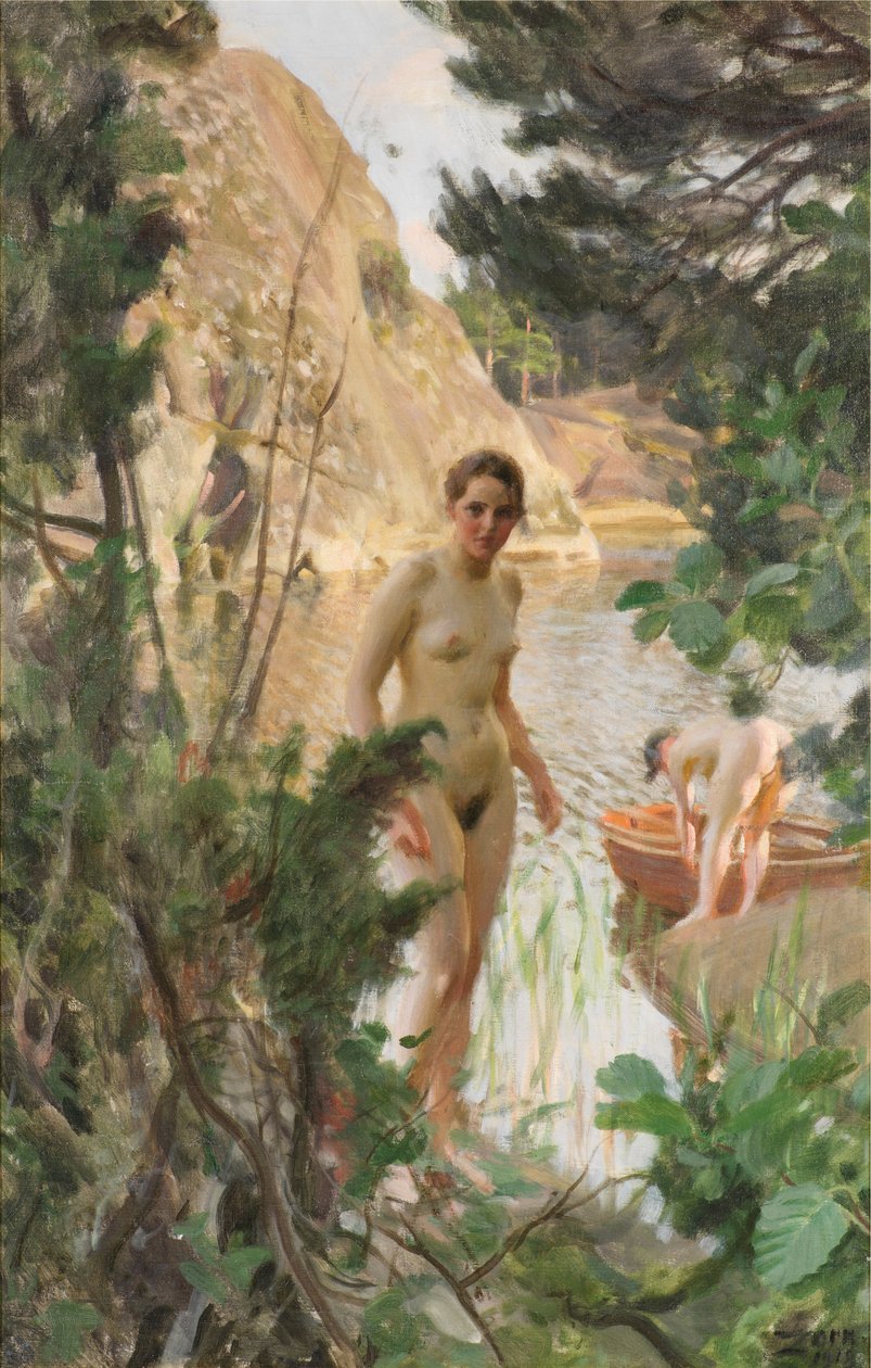 The Dinghy by Anders Leonard Zorn