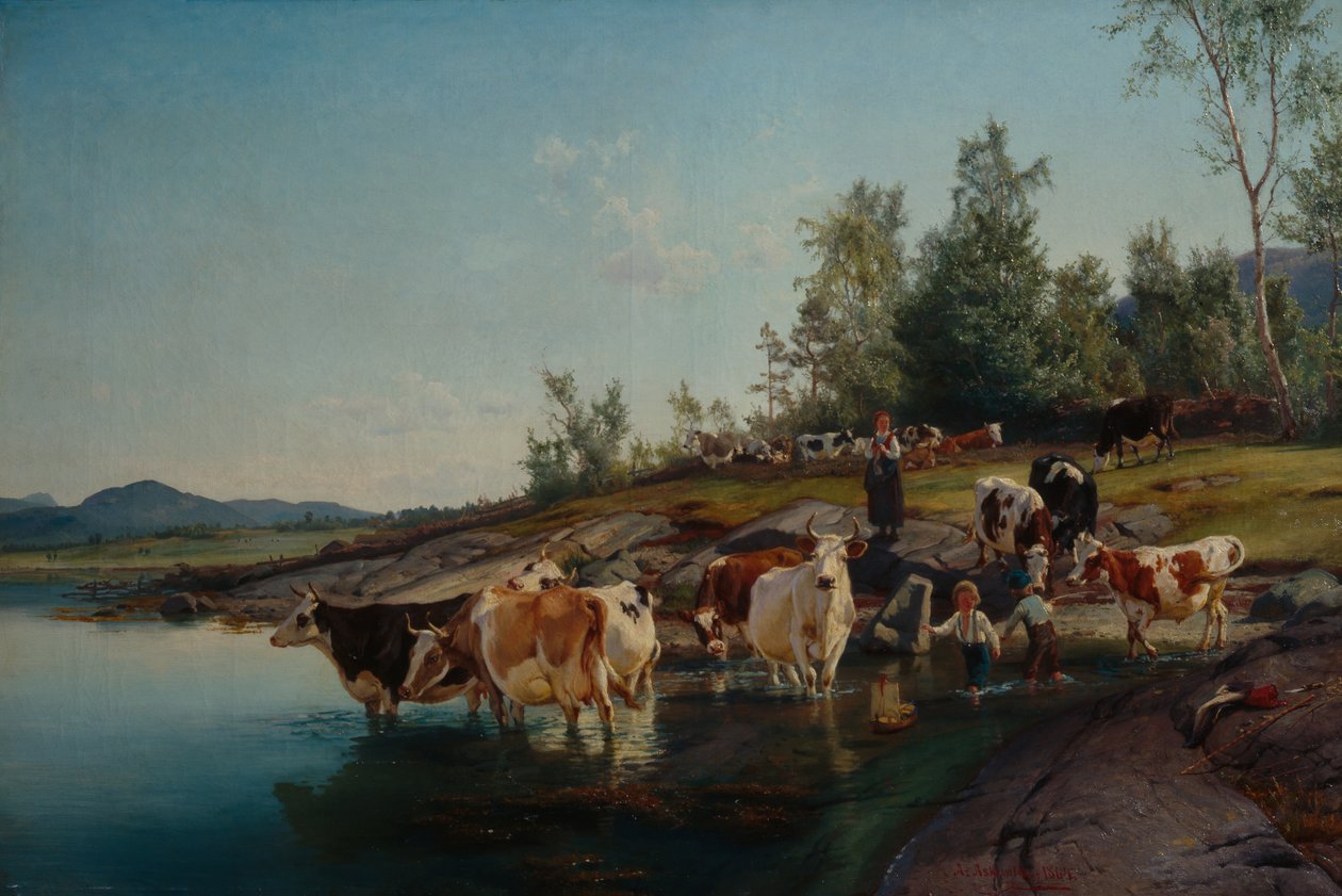 Cows by the Sea by Anders Askevold