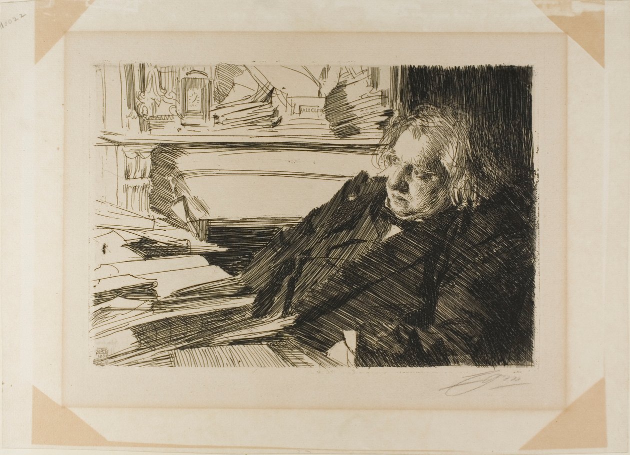 Ernest Renan by Anders Leonard Zorn
