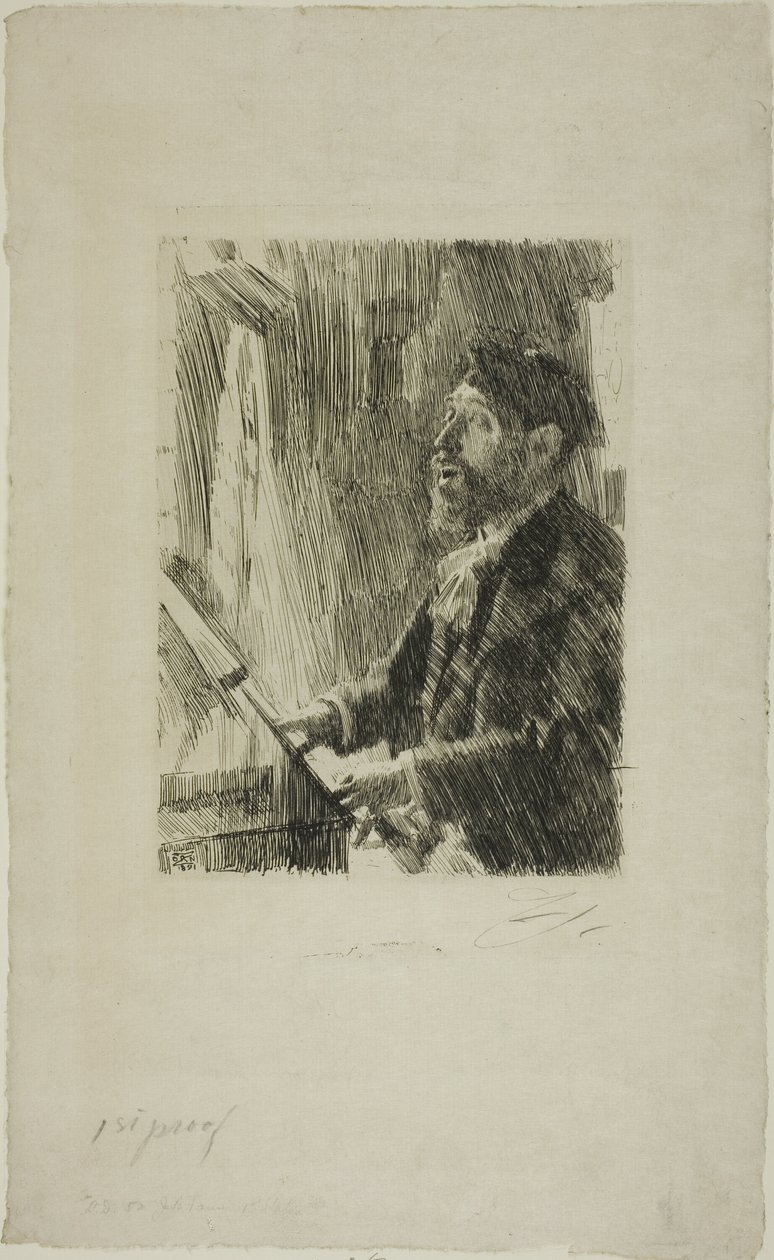 J.B. Faure by Anders Leonard Zorn