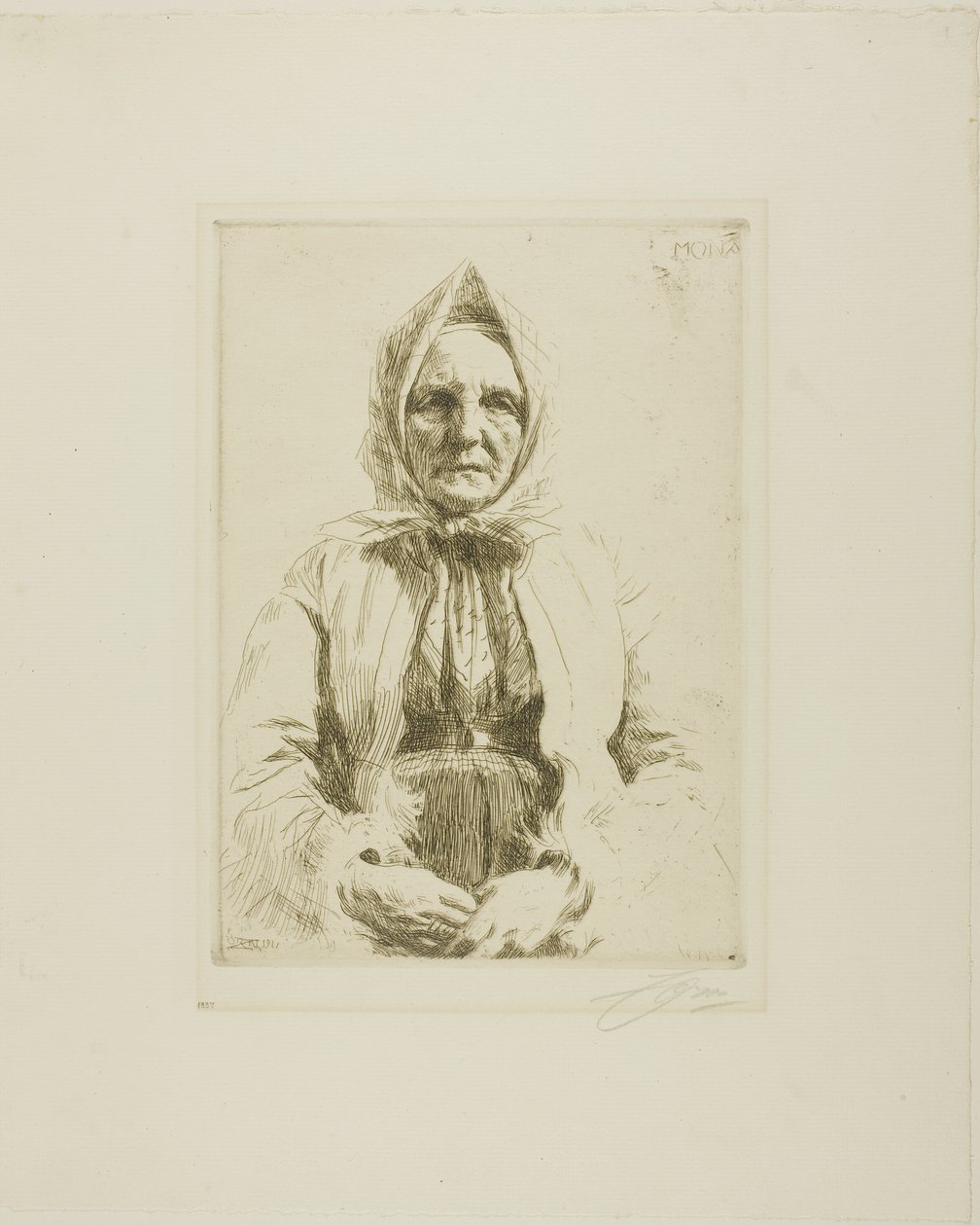 Mona by Anders Leonard Zorn